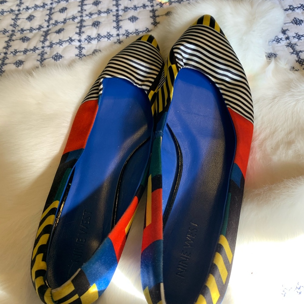 Nine West Patterned Flats